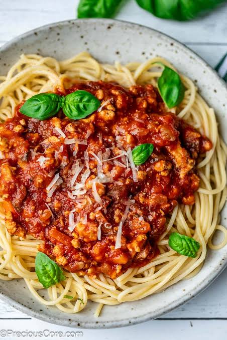 Spaghetti sauce bolognaise Spaghetti sauce bolognaise